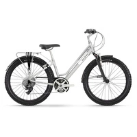Raleigh Pioneer Trail Hybrid Bike - 650B Wheels | Low Step | 21-Speed Shimano Gears | V-Brakes