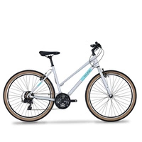 Raleigh Strada Hybrid Bike - 650B Wheels  | Mid Step | 21-Speed Shimano Gears | V-Brakes