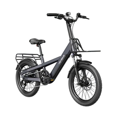 Heybike EC Compact Sport Electric Bike - 250W Power | 13Ah Battery | 15.5mph Speed | 68mi Range