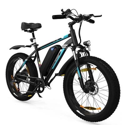 HITWAY BK15 Electric Bike - 250W Power | 15.6Ah Battery | 15.5mph Speed | 75mi Range | 4.0 Fat Tire