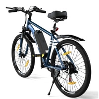 HITWAY BK15S Electric Bike - 250W Power | 12Ah Battery | 15.5mph Speed | 55mi Range | 26-Inch