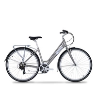 Raleigh Pioneer Hybrid Bike - 700C Wheels | Low Step | 21-Speed Shimano Gears | V-Brakes