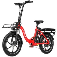 HITWAY BK6SL1 Foldable Electric Bike - 250W Power | 15.6Ah Battery | 15.5mph Speed | 93mi Range | 20-Inch