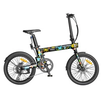 Heybike Helio F Foldable Electric Bike - 250W Power | 10Ah Battery | 15.5mph Speed | 75mi Range | Artists Limited Edition
