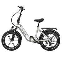 ECORUSH ECO R2 Electric Bike - 250W Power | 10.4Ah Battery | 15.5mph Speed | 55mi Range