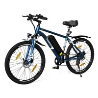 HITWAY BK15S Electric Bike - 250W Power | 12Ah Battery | 15.5mph Speed | 55mi Range | 26-Inch