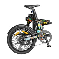 Heybike Helio F Foldable Electric Bike - 250W Power | 10Ah Battery | 15.5mph Speed | 75mi Range | Artists Limited Edition