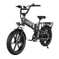 Hitway BK10S PRO Folding Electric Bike - 250W Power | 15Ah Battery | 15.5mph Speed | 75mi Range | 20-Inch Puncture-Resistant Tire
