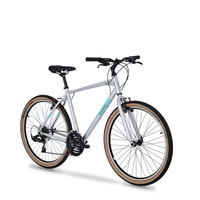 Raleigh Strada Hybrid Bike - 650B Wheels  | Crossbar | 21-Speed Shimano Gears | V-Brakes