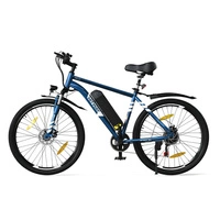 HITWAY BK15S Electric Bike - 250W Power | 12Ah Battery | 15.5mph Speed | 55mi Range | 26-Inch