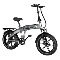  HITWAY BK36 Electric Bike - 250W Power | 10.4Ah Battery | 15.5mph Speed | 62mi Range | 20-inches Puncture-Resistant Tire